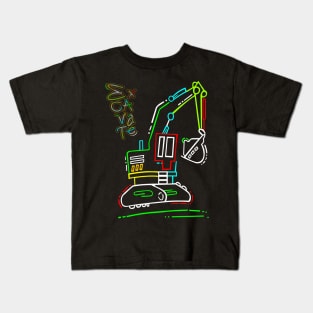 excavator Kids T-Shirt